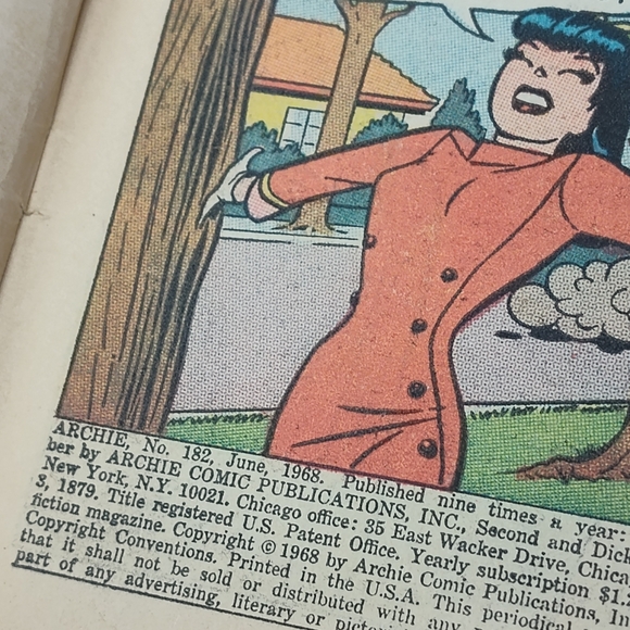Archie comics Archie # 182 June 1968 - Picture 3 of 3